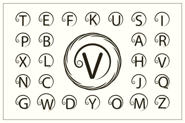 Set of Stylish Capital Letters with a Curl. Simple Logos. Round Monogram. Beautiful Collection. English Alphabet. Drawn Emblem. Graceful Style. Design of Line Graphics, Insignia. Vector Illustration Vector Illustration of Set of Stylish Capital Letters with a Curl. Simple Logos. Round Monogram. Beautiful Collection. English Alphabet. Drawn Emblem. Graceful Style. Design of Line Graphics, Insignia. h m logo stock illustrations