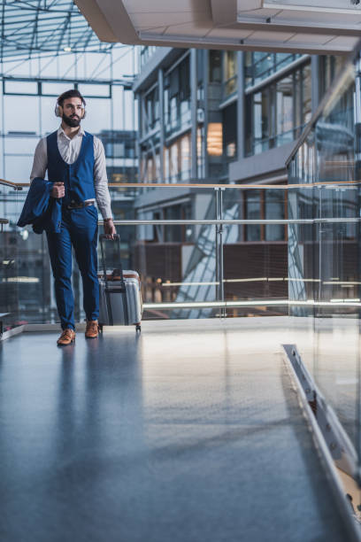 istock Businessman traveling. 1132433577