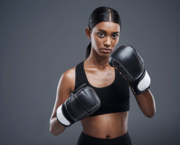 istock She'll knock you out with just one blow 1132444983