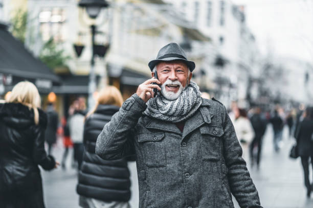 istock Senior businessman using smart phone 1132451643