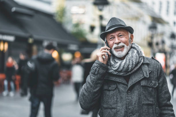 istock Senior businessman using smart phone 1132451700