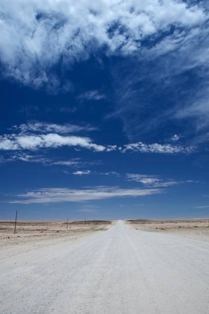 istock Namibian sky on an endless road 1132457744