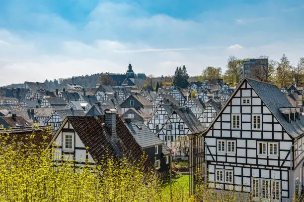 Old village in the town of Freudenberg