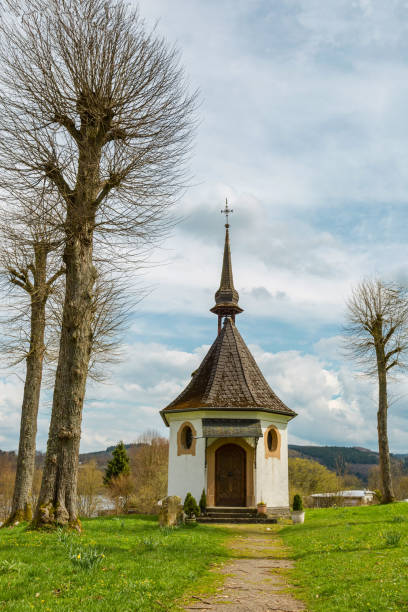 Small church at lake Bigge