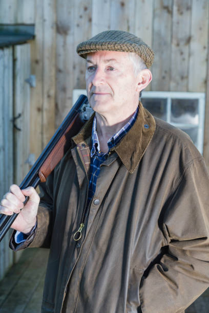istock Countryman with his shotgun 1132462581