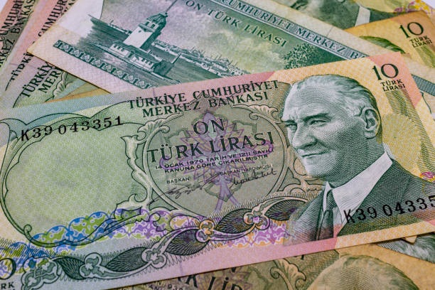 istock close up old turkish banknotes not in use 1132462910