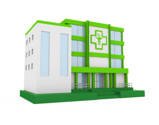 istock Drugstore Building Isolated 1132464318
