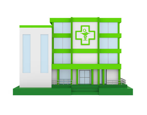 istock Drugstore Building Isolated 1132464456
