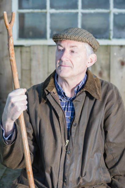 istock Countryman with his walking stick 1132464841
