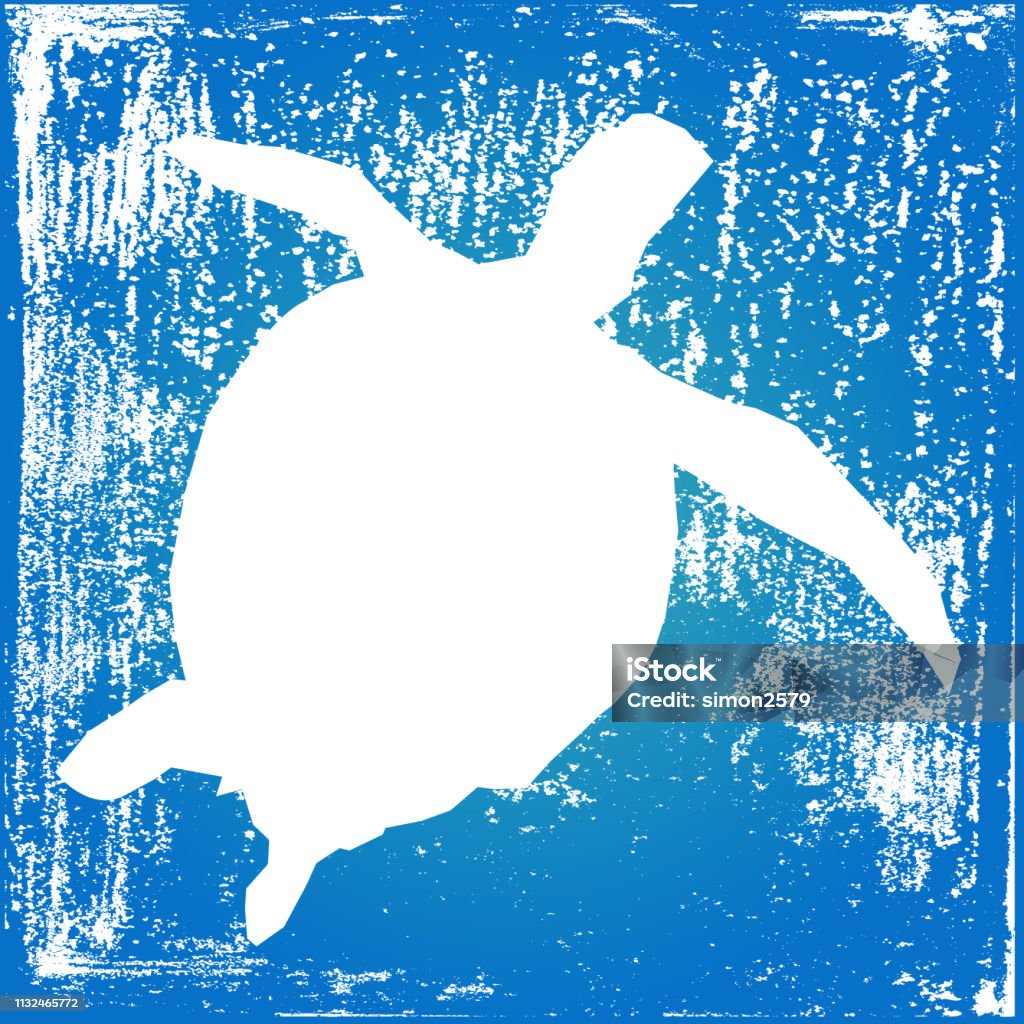 Sea turtle abstract with grunge textured background Vector of Sea turtle abstract with grunge textured background. EPS Ai 10 file format. Abstract stock vector