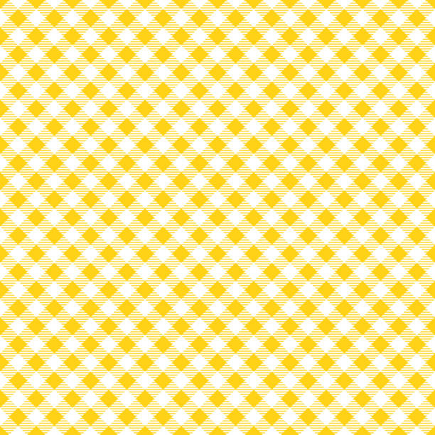 ilustraciones, imágenes clip art, dibujos animados e iconos de stock de mantel amarillo argyle patrón fondo - pattern harlequin jester backgrounds