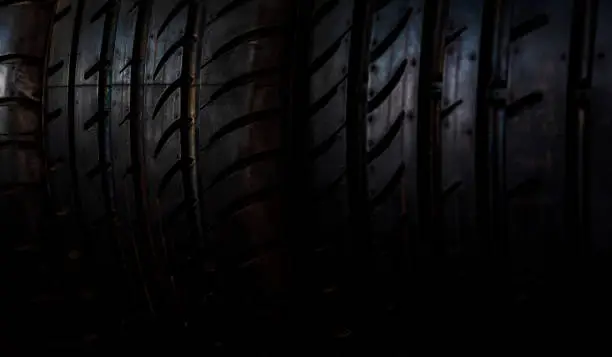 Photo of Patterned tire background