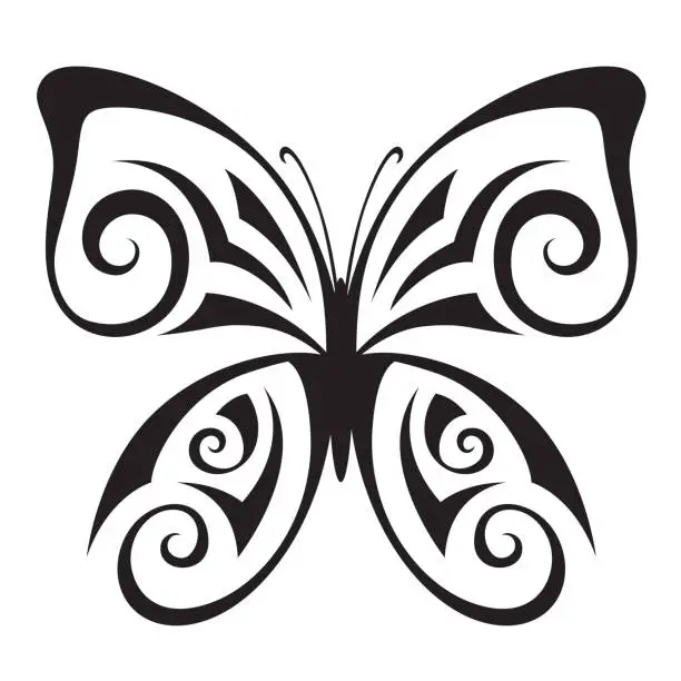 Vector illustration of vector image butterfly