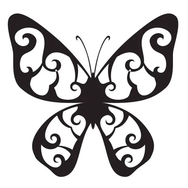 Vector illustration of vector image butterfly