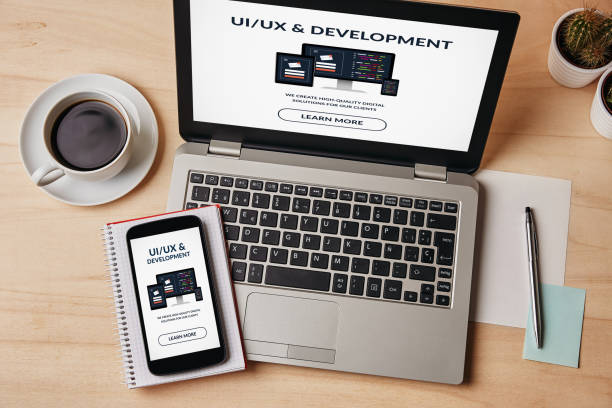 istock UI/UX design and development concept on laptop and smartphone screen 1132482521