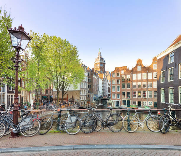 istock Old town of Amsterdam 1132483176