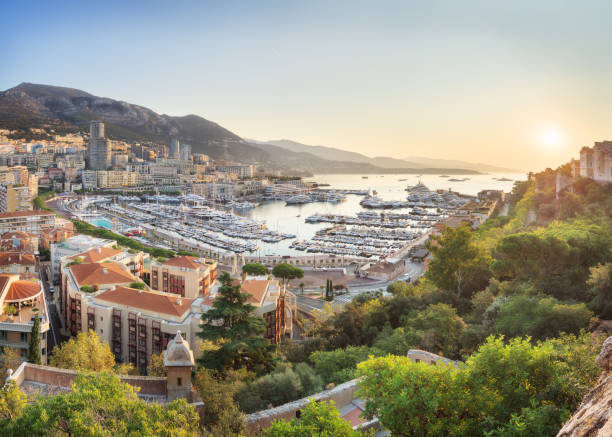 istock Monaco from above at sunrise 1132483222