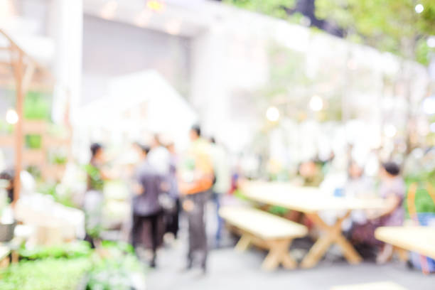istock Blurred background : Blur co-working space, casual style, teamwork meeting concept, business, education concept 1132487235