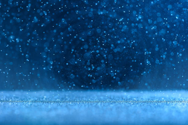 istock Blue bokeh background. The foreground in the blur. Spinning effect. 1132488298