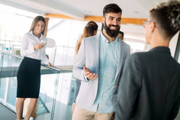istock Group of business people collaborating in office 1132489713