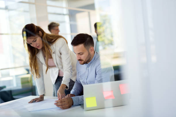 istock Collaboration and analysis by business people working in office 1132489787