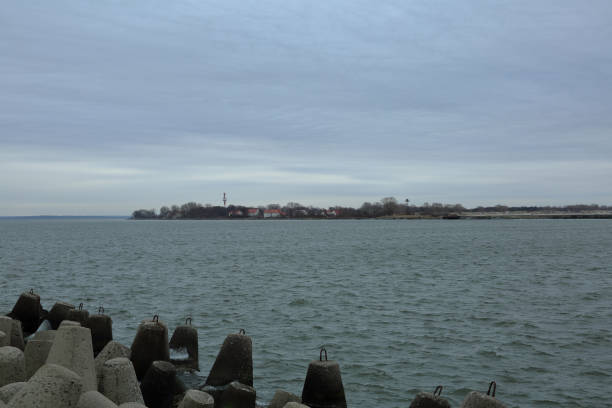 istock Gloomy winter Baltic sea 1132490771