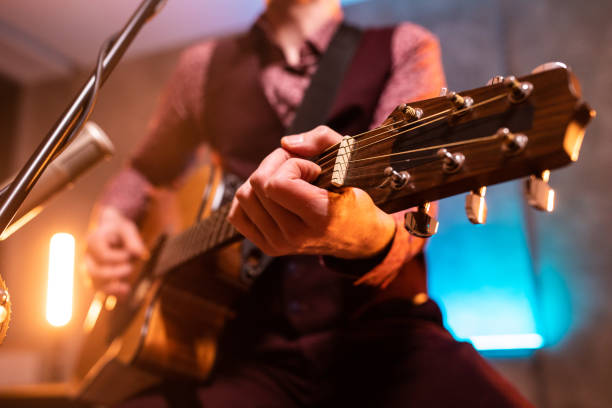 istock Unrecognizable musician playing guitar 1132492643