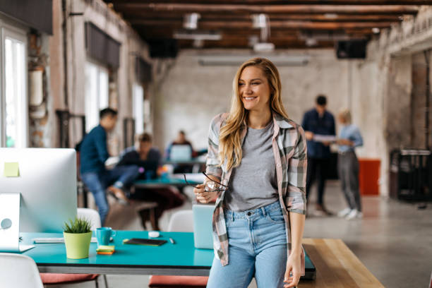 istock College girl in start-up office 1132494312