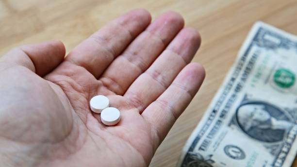 istock Cost of medication concept image. 1132495508