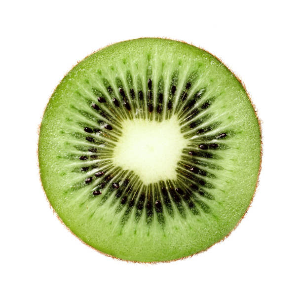 istock Kiwi in cross section on a white isolated background. Close-up. Texture. 1132499707