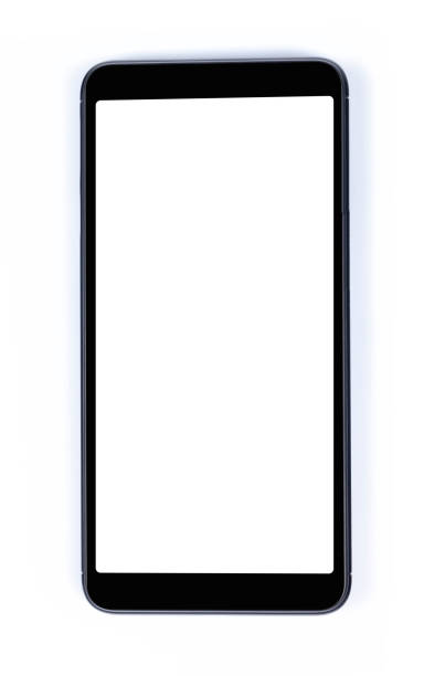 istock A modern black smartphone with blank screen isolated on white 1132503570