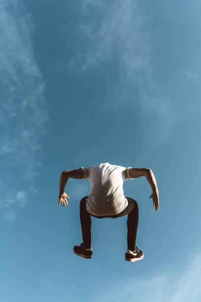 istock young sportsman practicing parkour. 1132504462