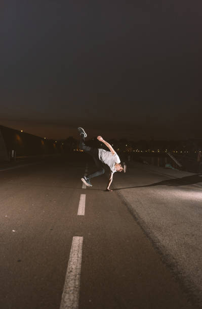 istock young sportsman practicing parkour. 1132504548