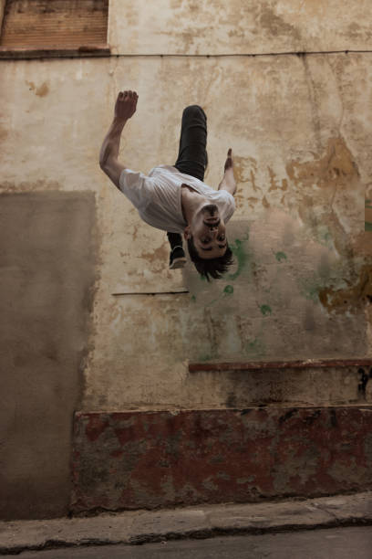 istock young sportsman practicing parkour. 1132504572