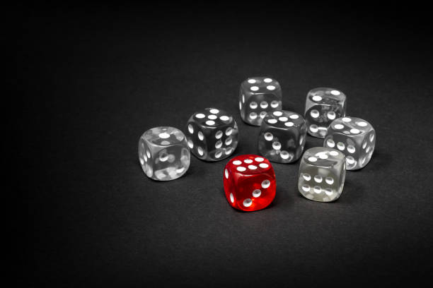 istock High Angle View Of Dice On Black Background 1132506992