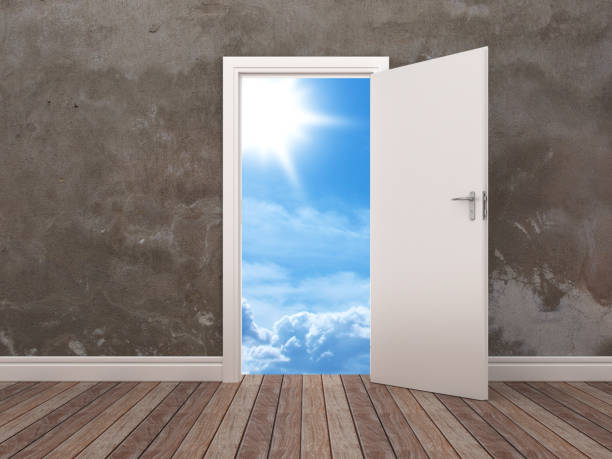 Door And Opportunity Concept. Business And Ideas.