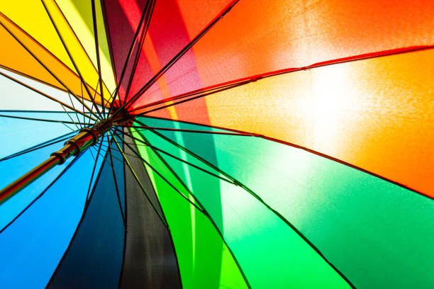 istock bright and colorful rainbow umbrella 1132511504