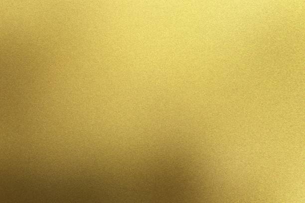 istock Abstract background, rough gold steel wall texture 1132512644