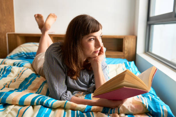 istock Woman resting in bedroom 1132514023