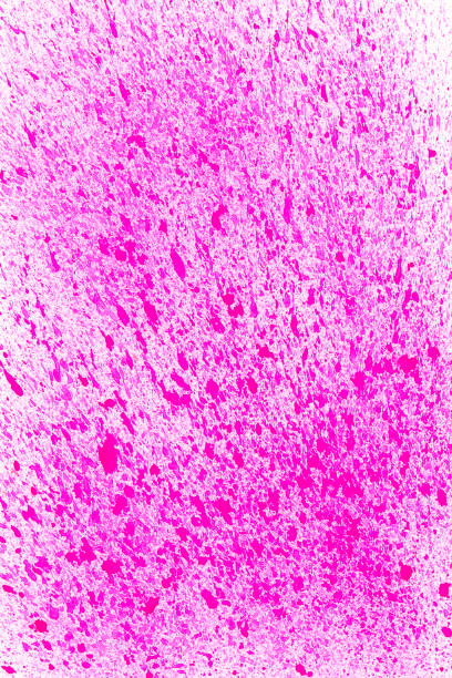 istock pink  ink watercolor blots on white background 1132518362