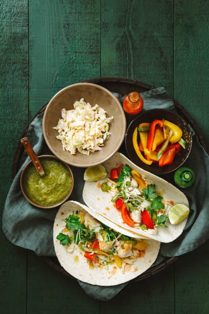 istock Tacos loaded with fish fillets 1132518701