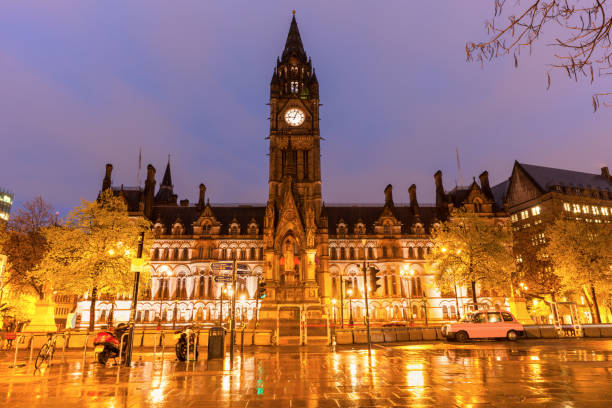 istock Manchester Town Hall at night 1132520325