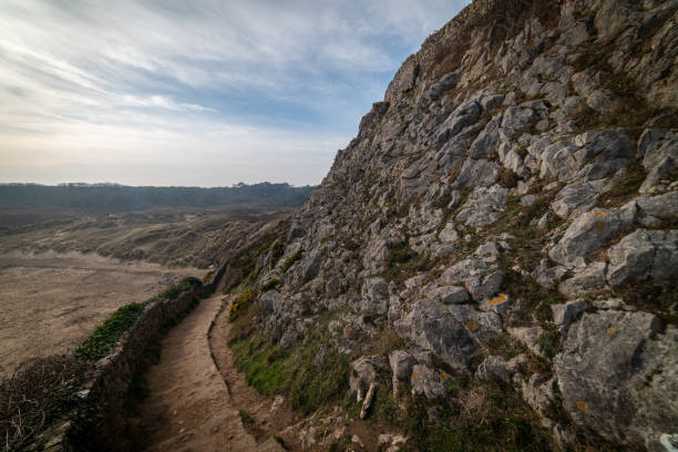 istock Entrance path to the stunning beach at Barafundle Bay 1132521617