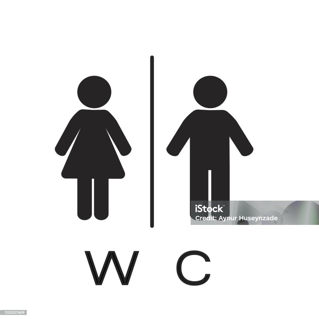 Biểu Tượng Wc Biểu Tượng Phụ Nữ Và Nam Giới Nhà Vệ Sinh Minh Họa ...