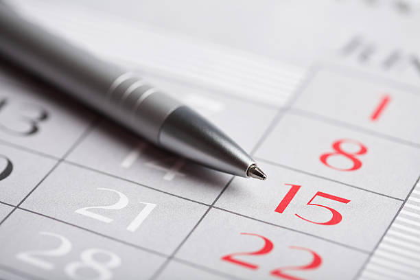 istock close-up of calendar page 113252783