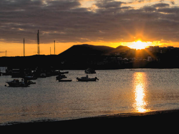 istock Sail Boat Silhouette at Sunset 1132533782