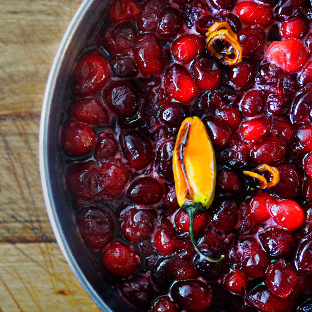 istock Homemade Cranberry Sauce 1132535959