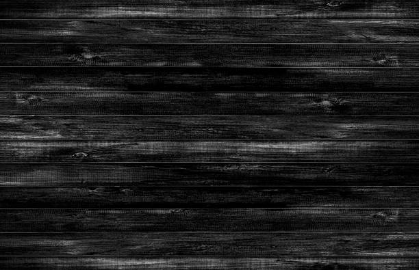 istock Black wood floor texture background. Abstract black background wood pattern Blank for design 1132537978