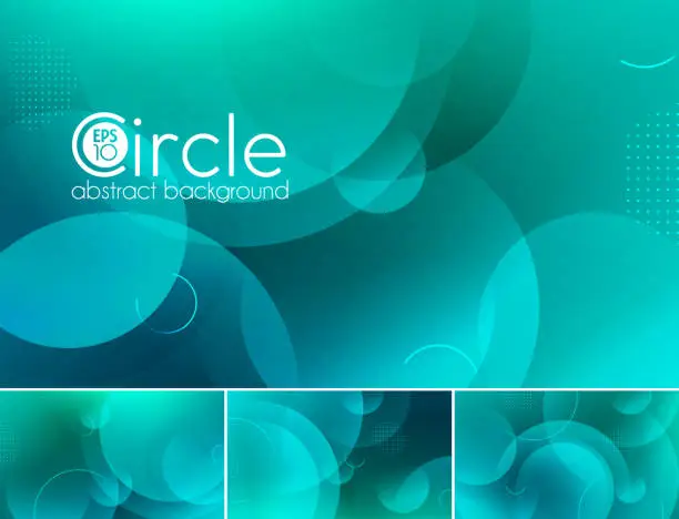 Vector illustration of circle abstract background