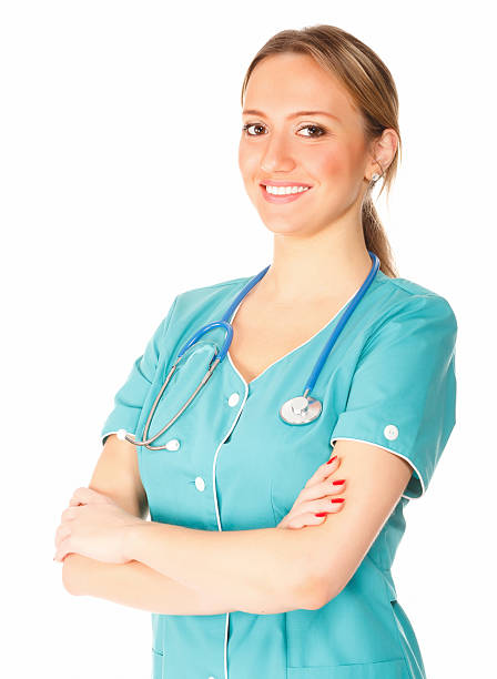 istock Smiling nurse or doctor 113254626